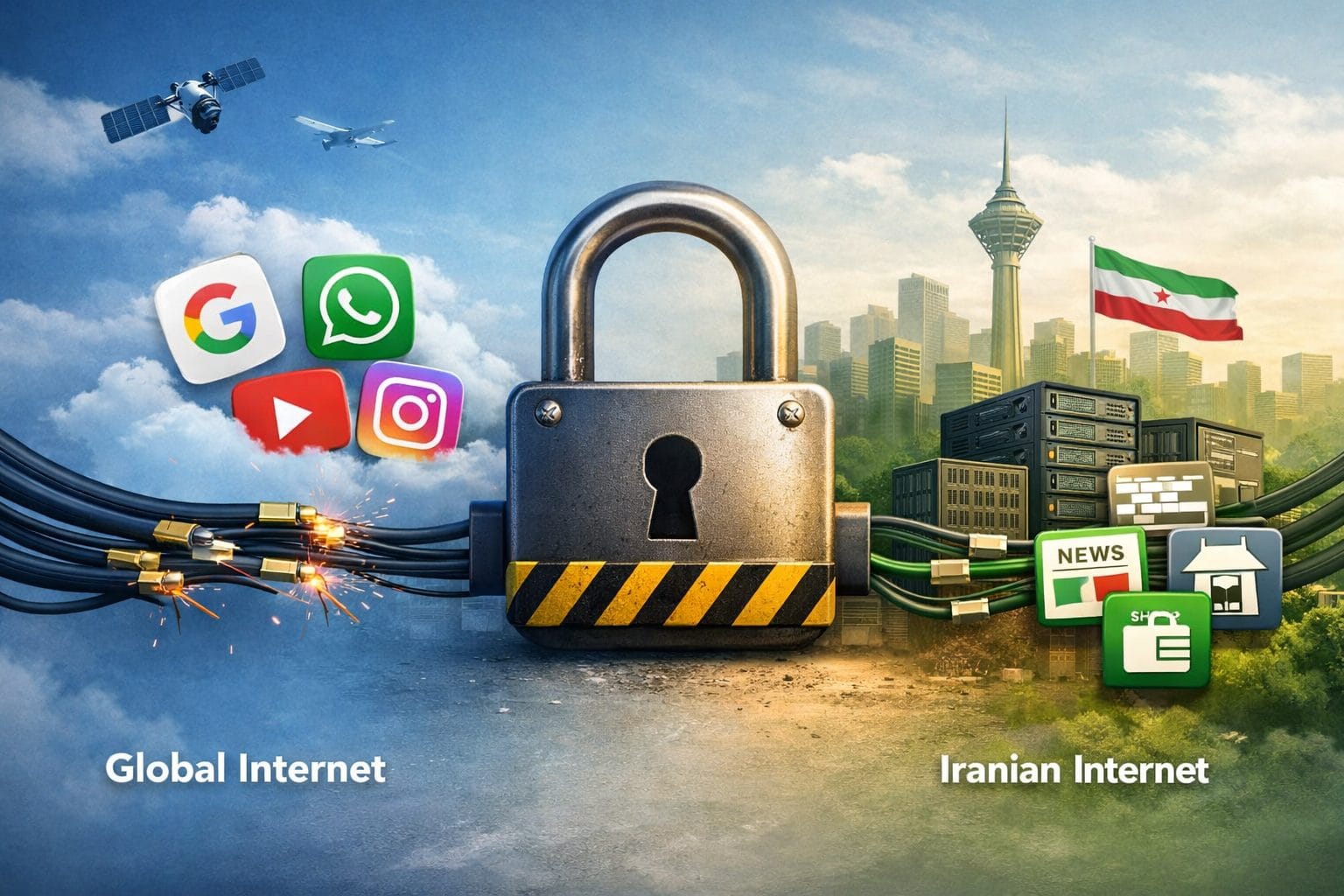 وقتی اینترنت «یه لحظه» وصل میشه!