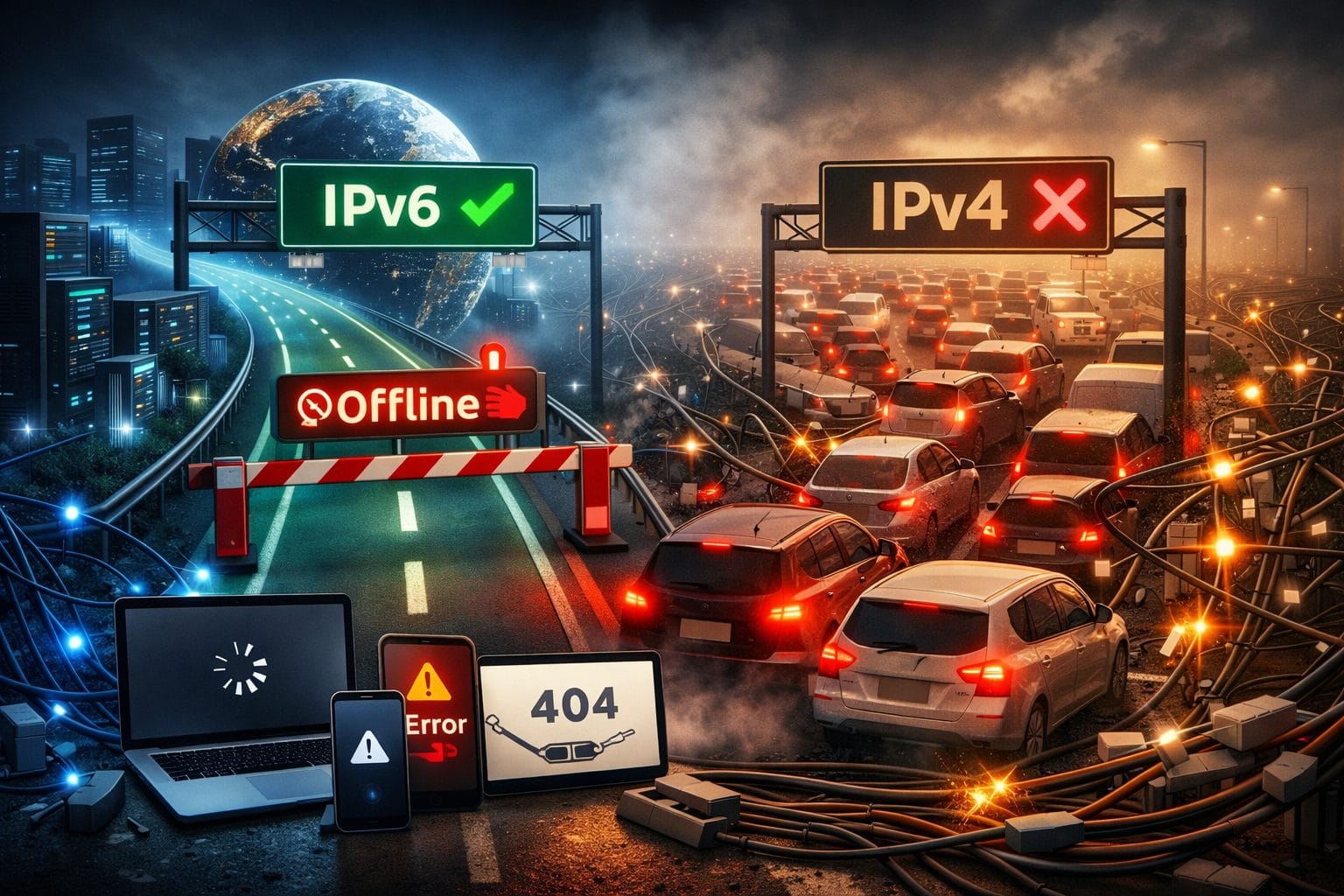 اینترنت وصل نیست! یا اینترنت وصله، ولی کار نمی‌کنه!