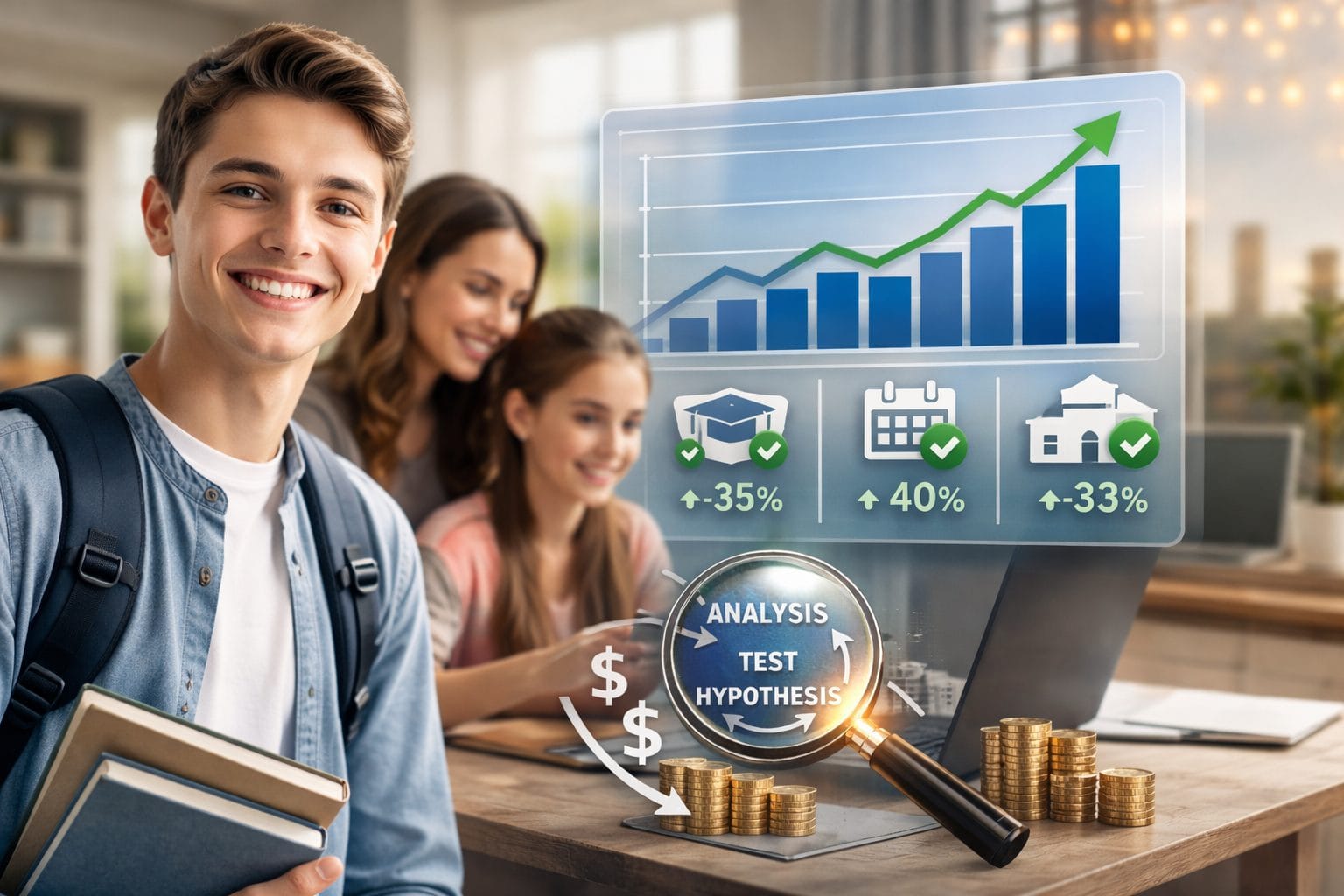 رشد مؤسسه آموزشی در تهران | افزایش ثبت‌نام با KPI و تست سریع