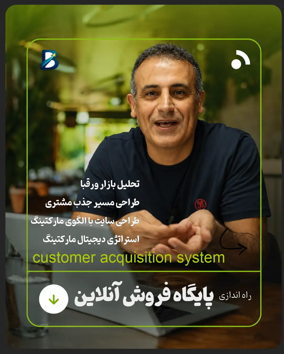 پایگاه فروش آنلاین، استراتژیست محمد گنجی